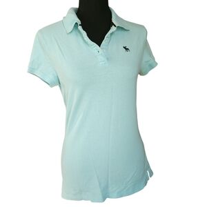 2010s Abercrombie & Fitch Preppy Polo Shirt Size Large